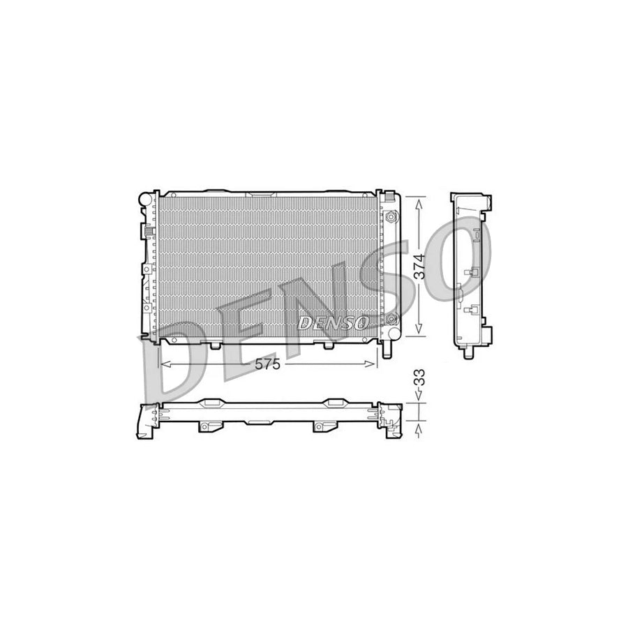 Denso DRM17063 Drm17063 Engine Radiator Suitable For Mercedes-Benz 190 (W201) | ML Performance UK