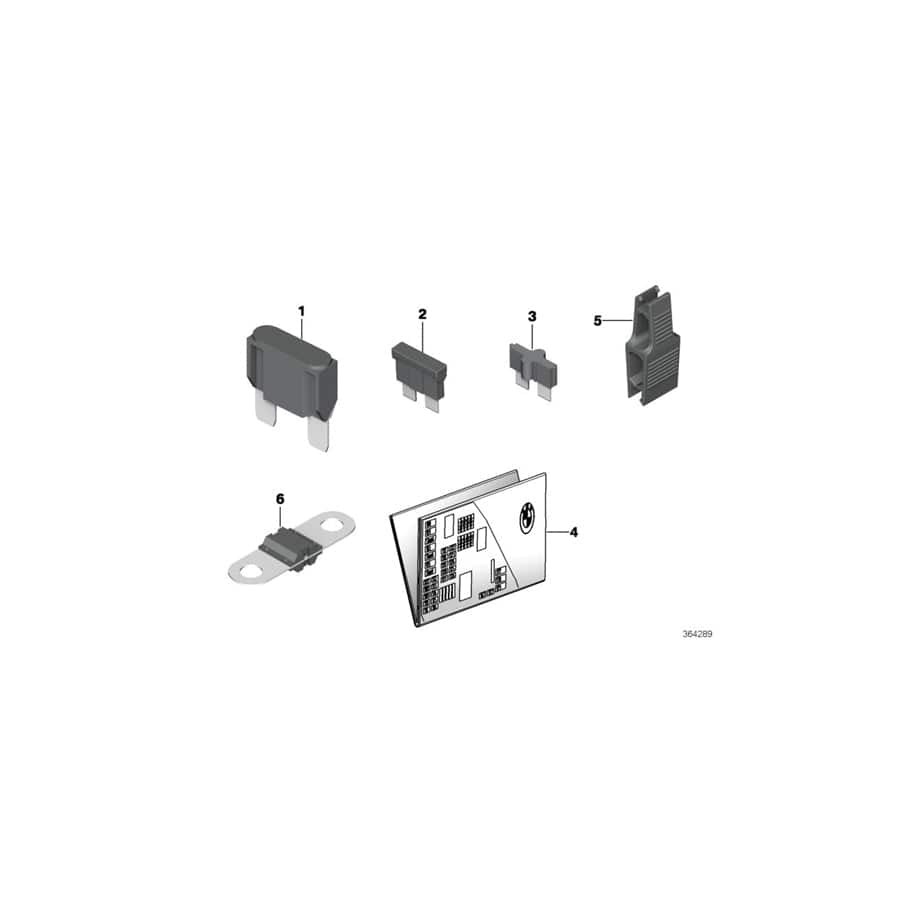 Genuine BMW 61149360373 F15 F16 Map, Fuse Grouping (Inc. X5 50iX 4.4, X5 50iX & X5 50iX 4.0) | ML Performance UK Car Parts