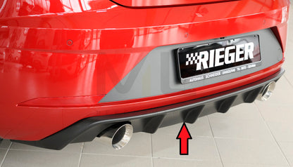 Rieger 00027034 SEAT 5F Leon FR Rear Diffuser 1 | ML Performance UK Car Parts