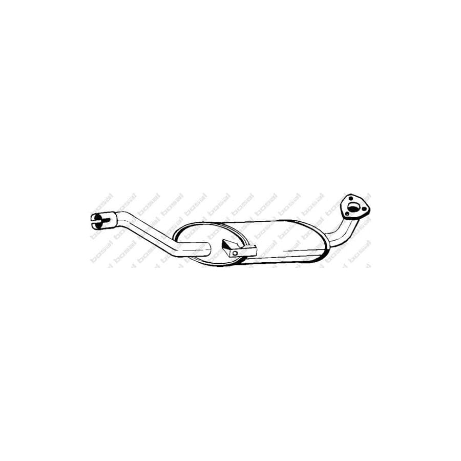 Bosal 100-303 Middle Silencer For Alfa Romeo Spider (115)