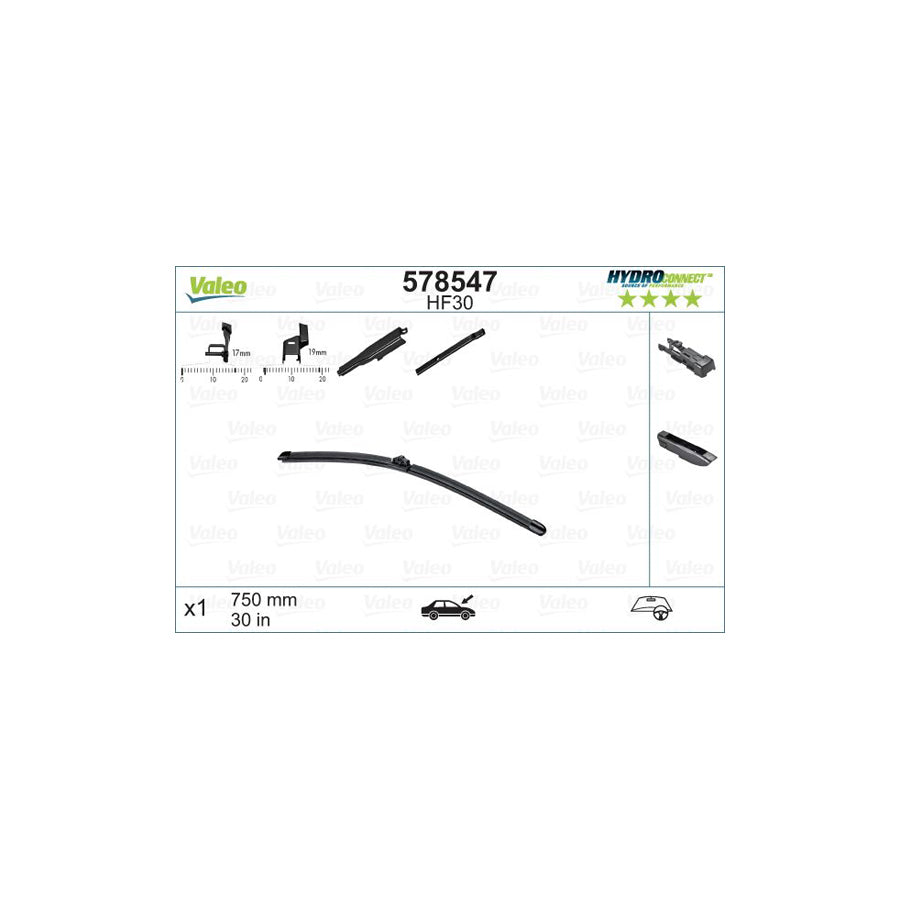 Valeo 578547 Wiper Blade | ML Performance UK Car Parts