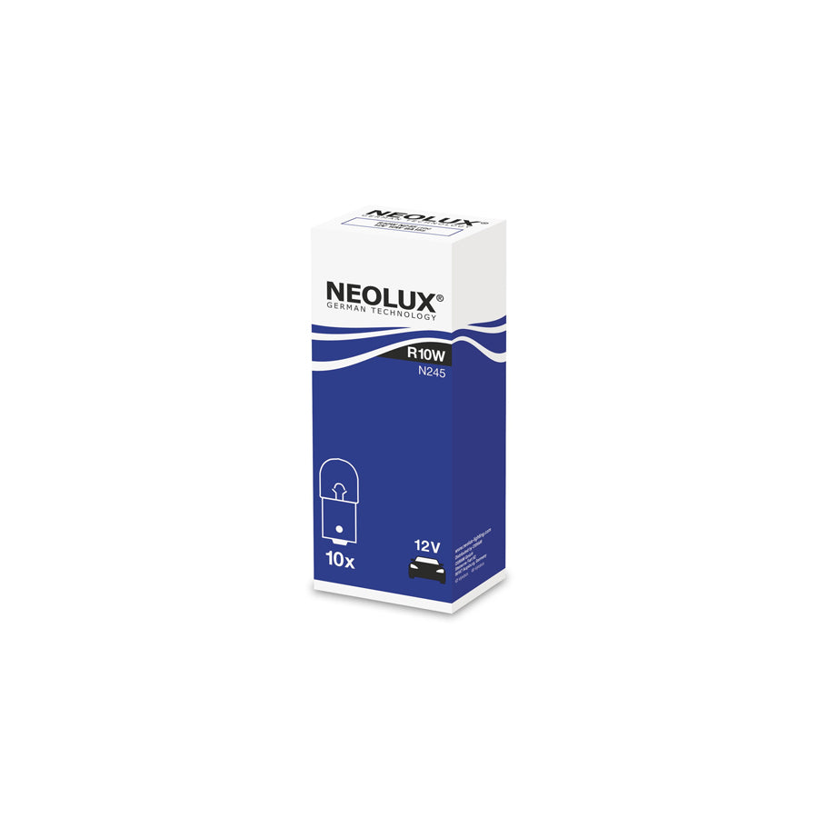 NEOLUX  N245 12v 10w BA15s (245) Trade pack of 10