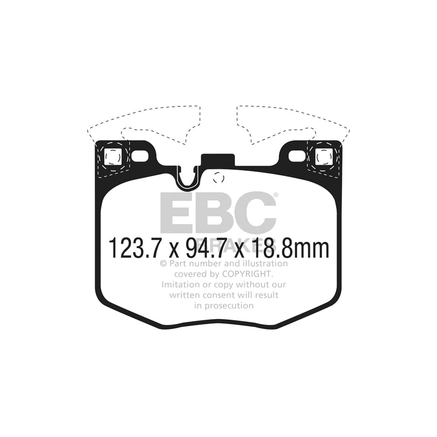 EBC PD40K2454 BMW Ultimax Pad & Plain Disc Kit - TRW Caliper 2 | ML Performance UK Car Parts