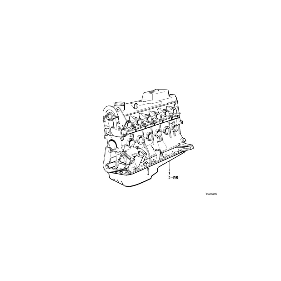 Genuine BMW 11009058447 E30 E28 Set Mounting Parts Short Engine (Inc. 324d & 524d) | ML Performance UK Car Parts