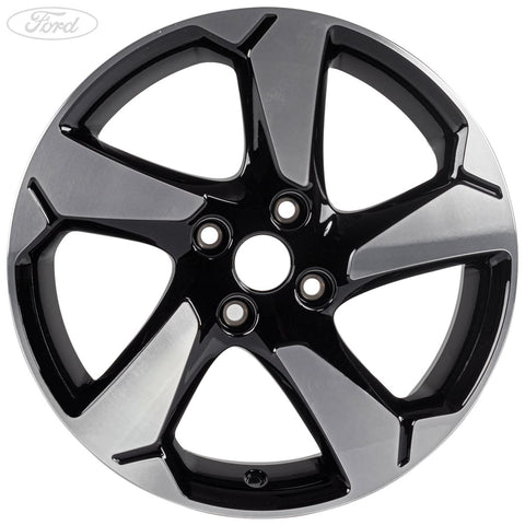 GENUINE FORD 2357898 FIESTA ALLOY WHEEL 17" 5-SPOKE DESIGN, ABSOLUTE BLACK | ML Performance UK