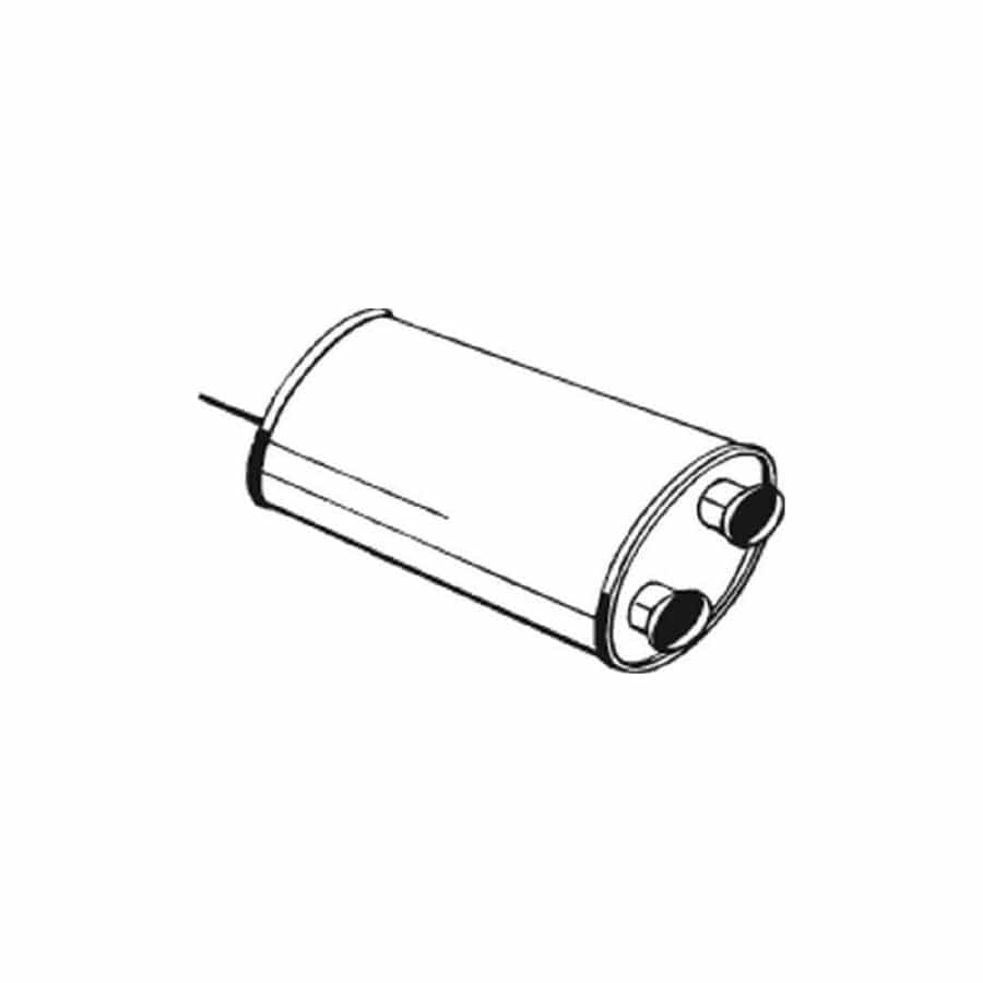 Bosal 135-531 Middle Silencer For Citroën Bx