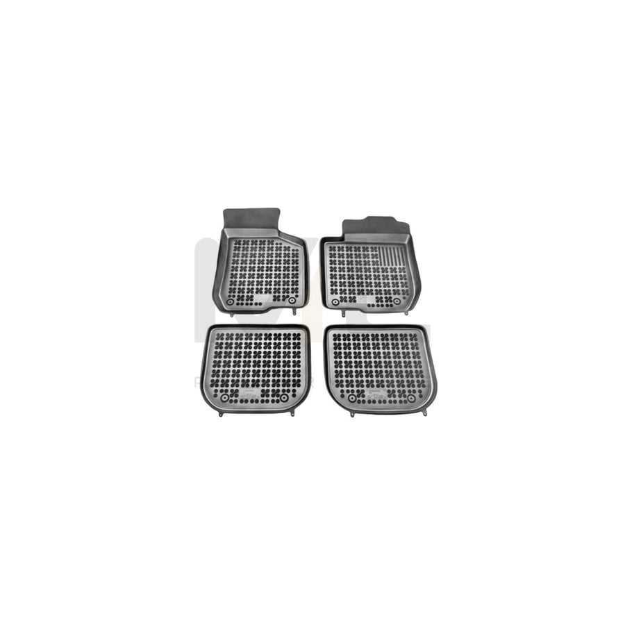 REZAW PLAST Tailored 200305 Floor mat set Elastomer, Front and Rear, Quantity: 4, Black | ML Performance Car Parts