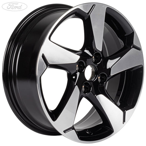 GENUINE FORD 2357898 FIESTA ALLOY WHEEL 17" 5-SPOKE DESIGN, ABSOLUTE BLACK | ML Performance UK