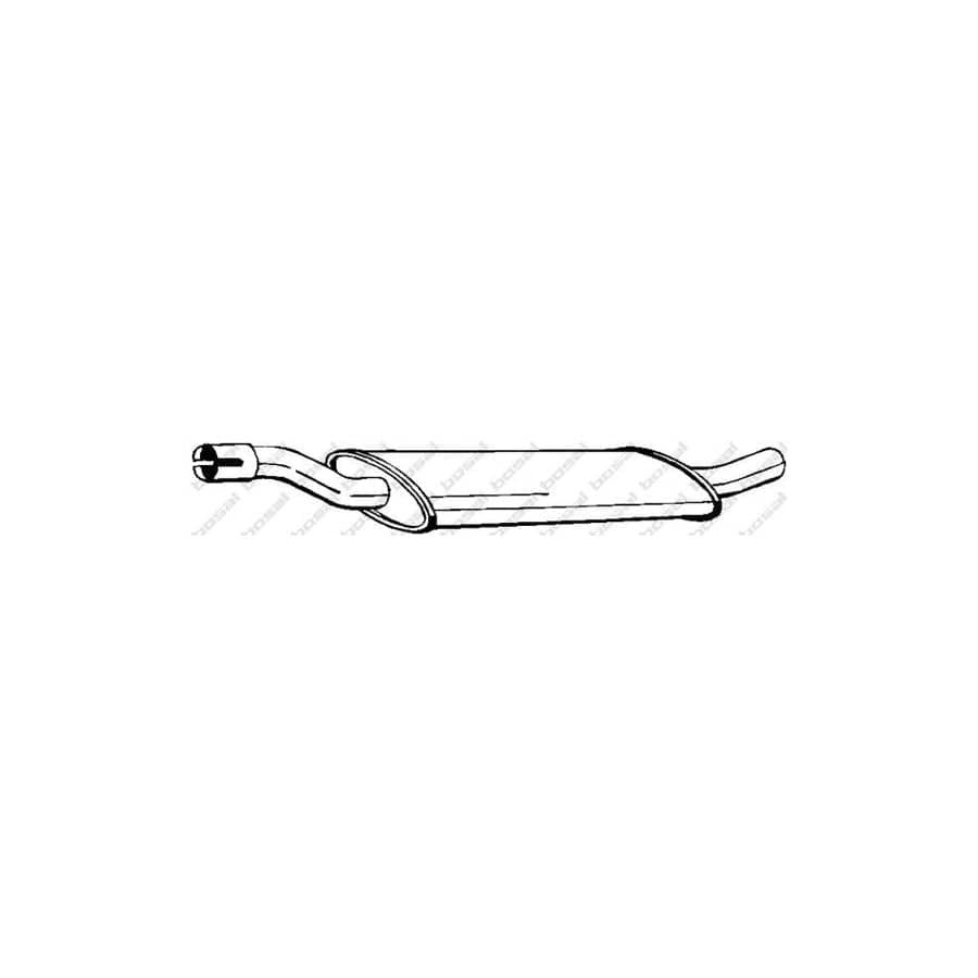 Bosal 135-497 Middle Silencer For Citroën C25