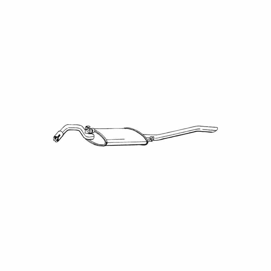 Bosal 279-407 Rear Silencer For Seat Toledo I Hatchback (1L)