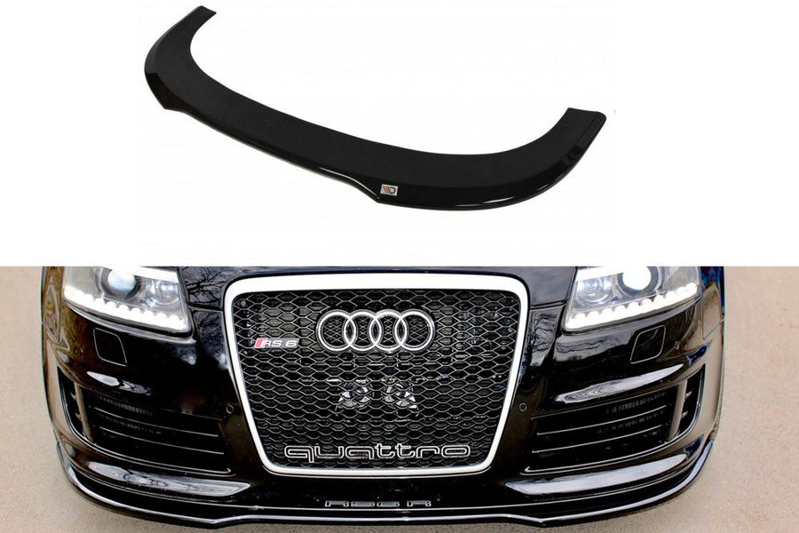 Maxton Design AU-RS6-C6-FD1T Front Splitter Audi RS6 C6 | ML Performance UK Car Parts