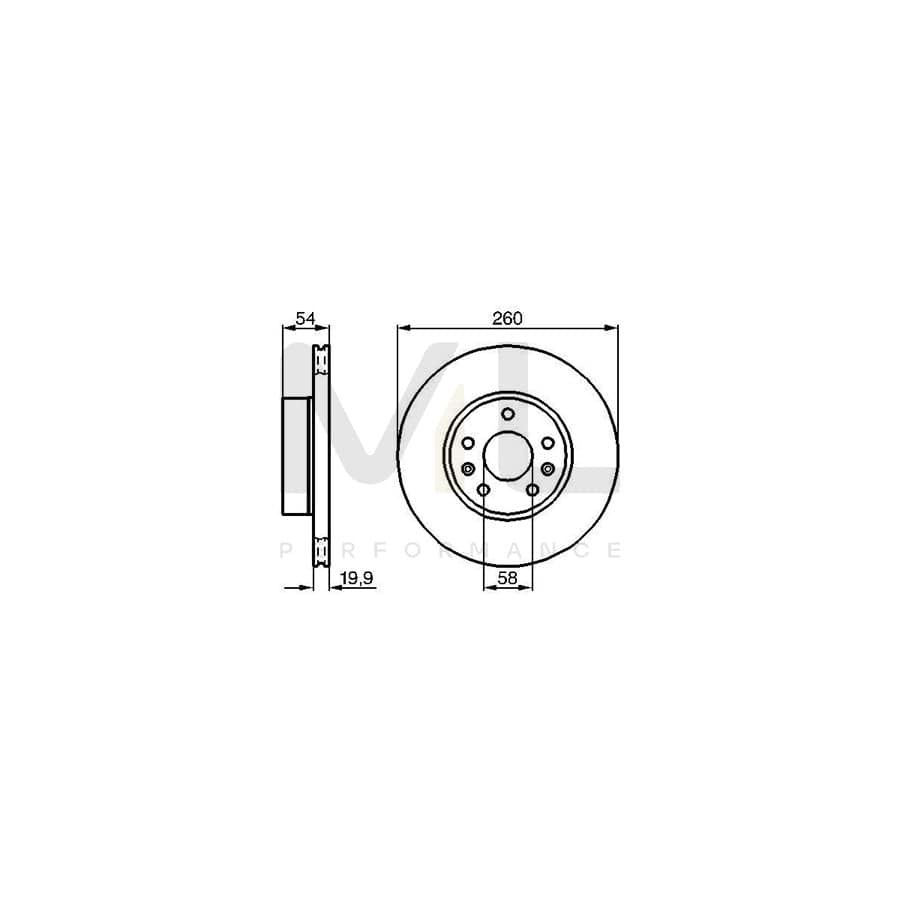 BOSCH 0 986 478 218 Brake Disc for CITROEN CX Internally Vented, Vented, Oiled | ML Performance Car Parts