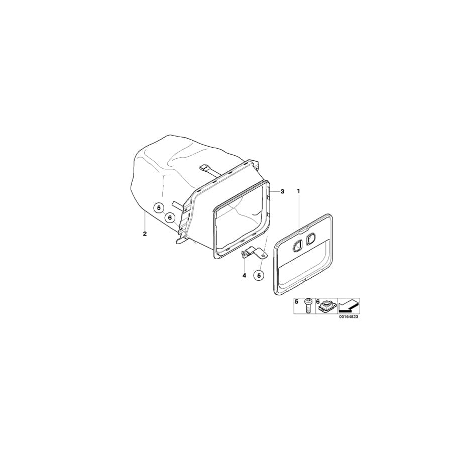 Genuine BMW 52209138016 E88 Bracket For Check Strap (Inc. 120i, 118i & 128i) | ML Performance UK Car Parts