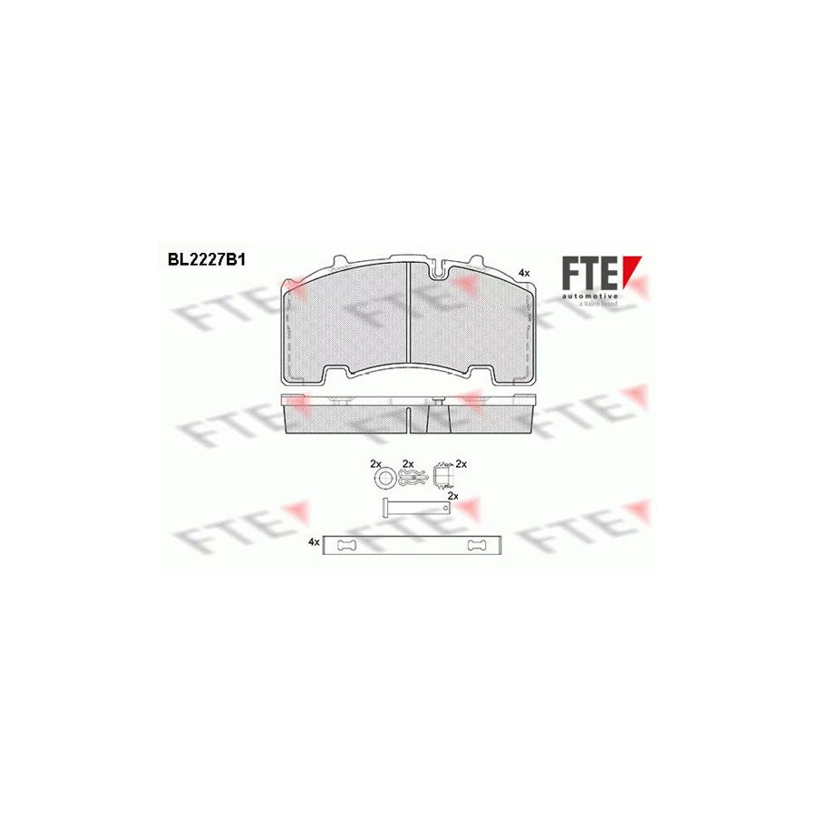 Fte BL2227B1 Brake Pad Set | ML Performance UK Car Parts