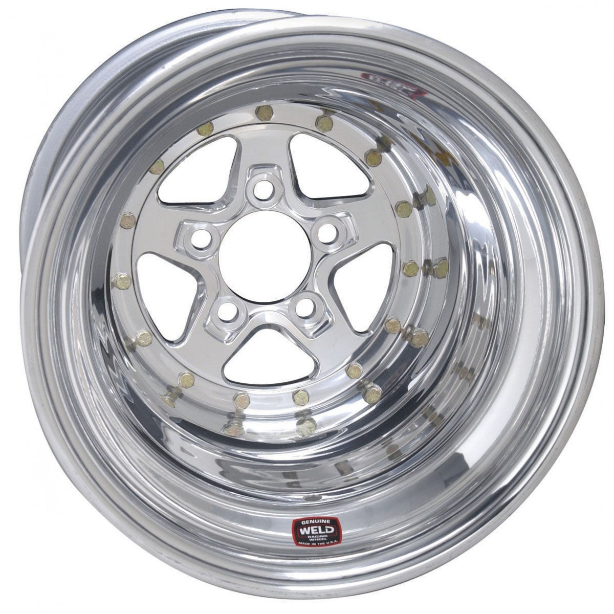 Weld 88-510282 Alumastar Wheel 15x10 5x4.75 ET13 BS6 Polished Center - Polished Shell