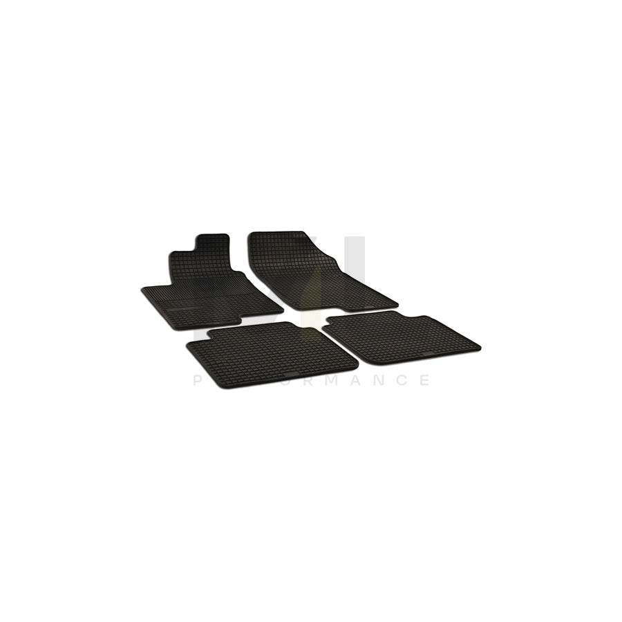 WALSER 50363 Floor mat set for HYUNDAI SONATA Elastomer, Front and Rear, Quantity: 4, Black | ML Performance Car Parts