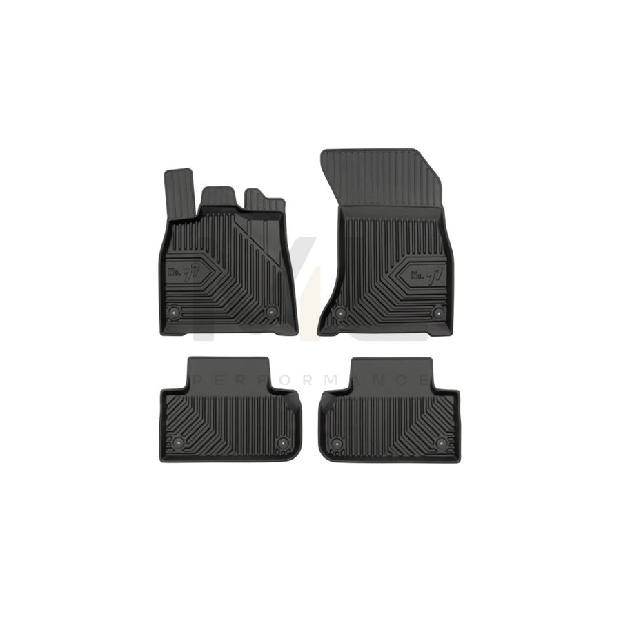 FROGUM Tailored 77407657 Floor mat set for AUDI Q5 (FYB) Elastomer, Front and Rear, Quantity: 4, Black | ML Performance Car Parts