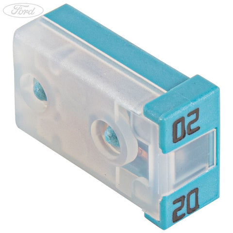 GENUINE FORD 5218975 20 AMP 32 VOLT INLINE FUSE CIRCUIT BREAKER BLADE LIGHT BLUE | ML Performance UK