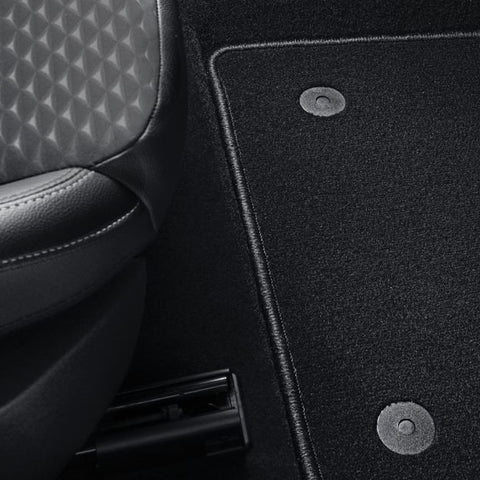 GENUINE FORD 2367744 FOCUS CARPET FLOOR MATS BLACK, FRONT | ML Performance UK