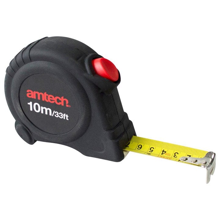 Amtech 10m x 25mm Self Locking Measuring Tape | ML Performance DIY & Power Tools