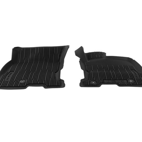 GENUINE FORD 2641644 KUGA FRONT RUBBER FLOOR MATS, TRAY STYLE WITH RAISED EDGES & KUGA LOGO, PHEW ONLYBLACK 2020 - ONWARD | ML Performance UK