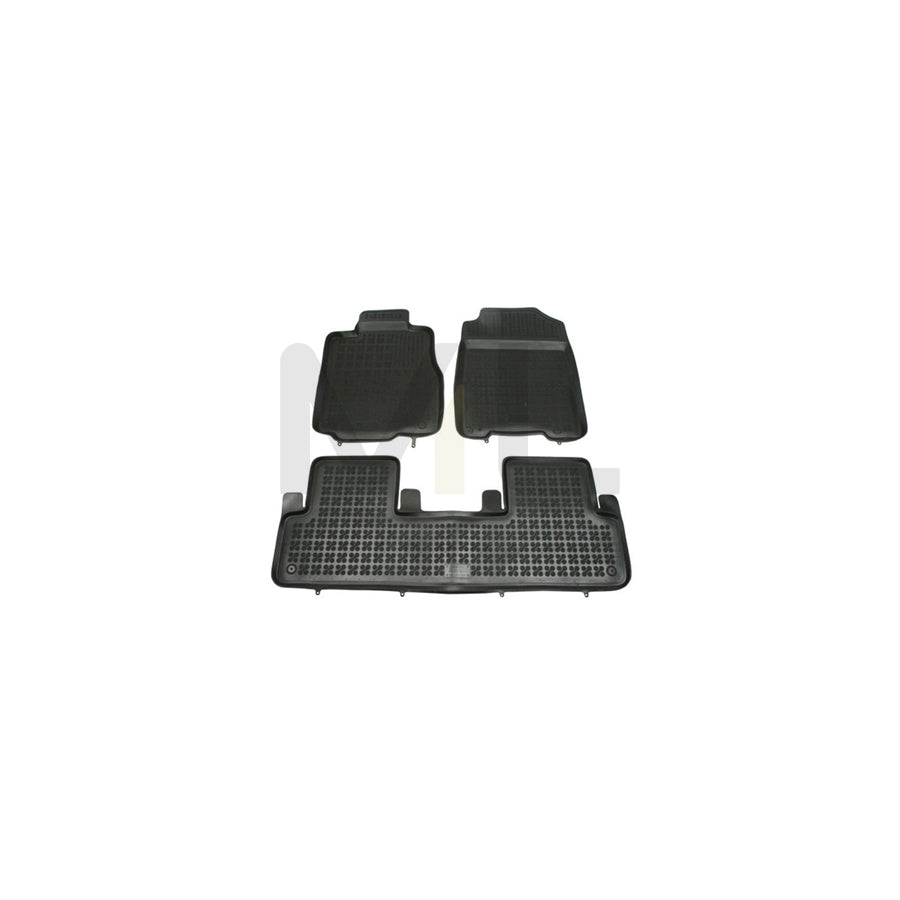 REZAW PLAST Tailored 200916 Floor mat set for HONDA CR-V IV (RM) Elastomer, Front and Rear, Quantity: 3, Black | ML Performance Car Parts