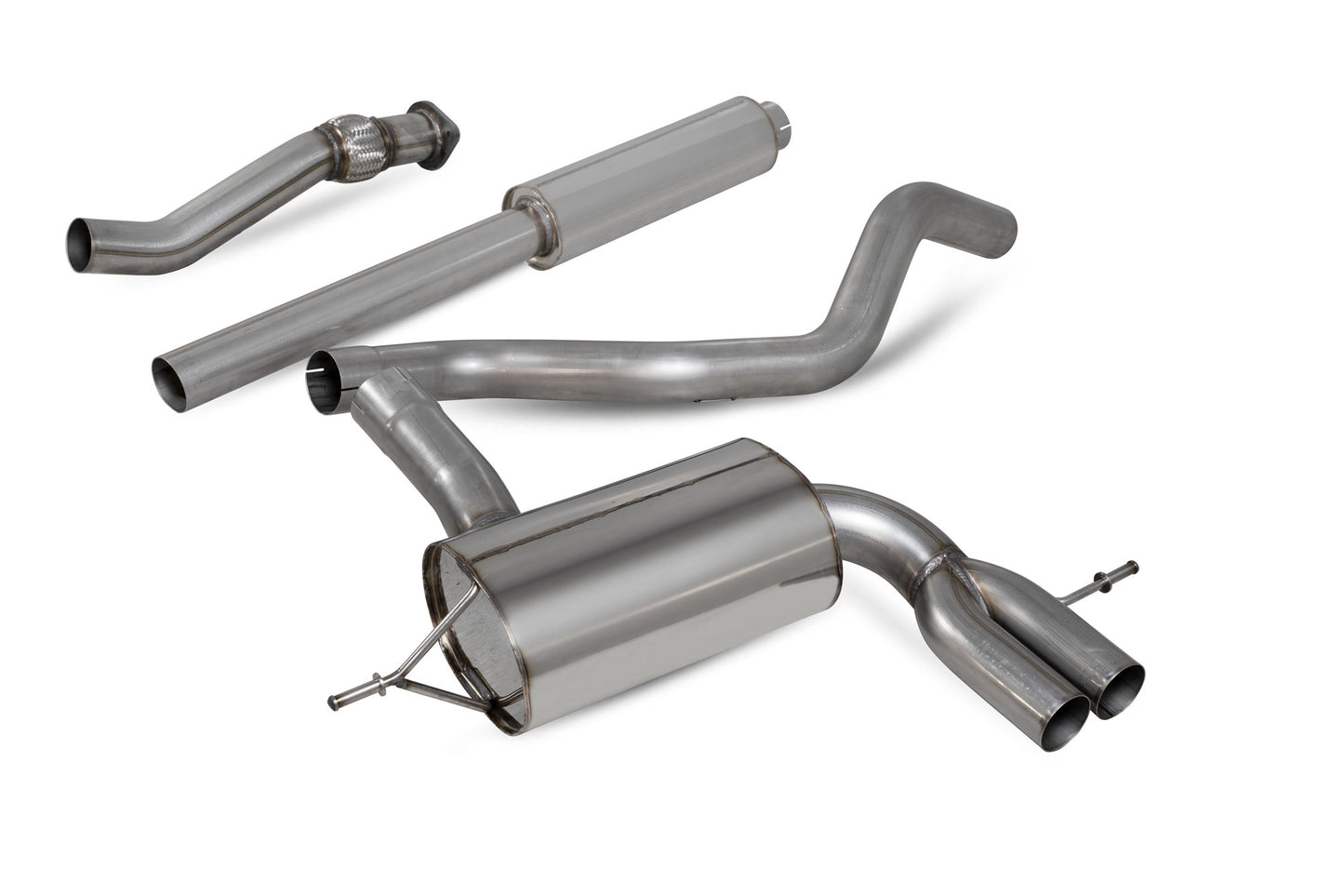 Scorpion SRN032 Renault Resonated Cat/Gpf-Back System (Megane RS280 GPF/ RS300 Trophy ) | ML Performance UK UK