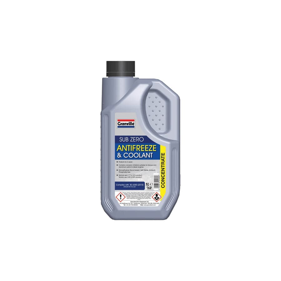 GRANVILLE 7100075 Sub Zero Blue Coolant Concentrate - 1 Litre | ML Performance UK UK