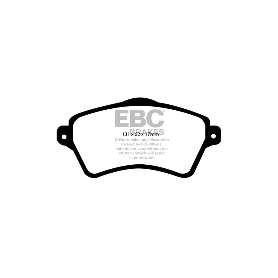 EBC PD13KF413 Land Rover Freelander Yellowstuff Front Brake Pad & GD Disc Kit 2 | ML Performance UK Car Parts