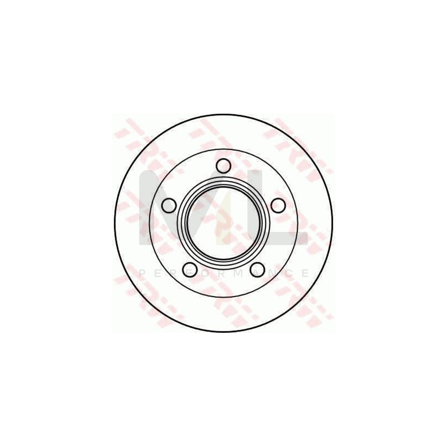 TRW DF2008S Brake Disc for JAGUAR XJS Convertible (X27) Vented | ML Performance Car Parts