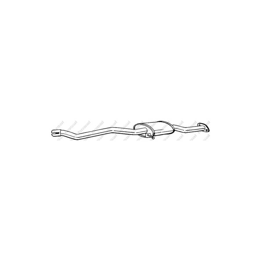 Bosal 171-341 Middle Silencer For Mazda 323 Iii Saloon (Bf)