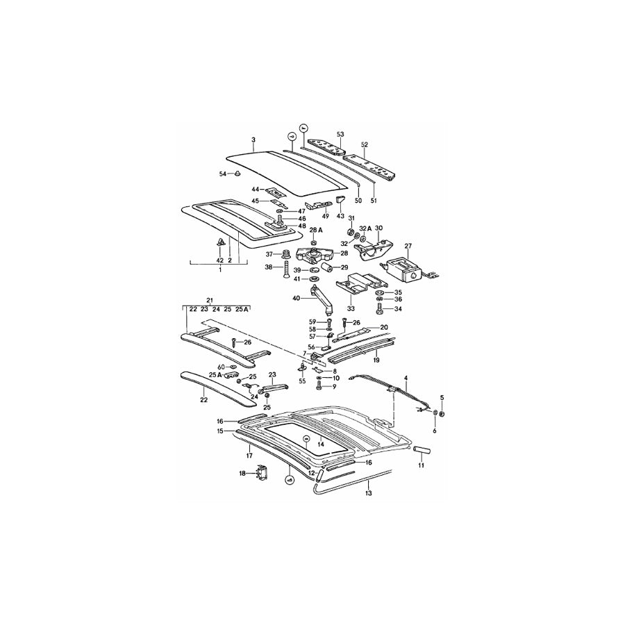 Genuine Porsche Sunroof Hinge Porsche 911 / 964 / 993 | ML Performance UK Car Parts