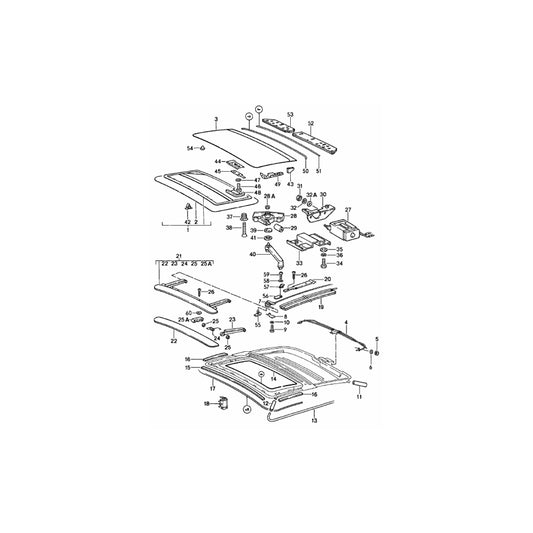 Genuine Porsche Sunroof Hinge Porsche 911 / 964 / 993 | ML Performance UK Car Parts