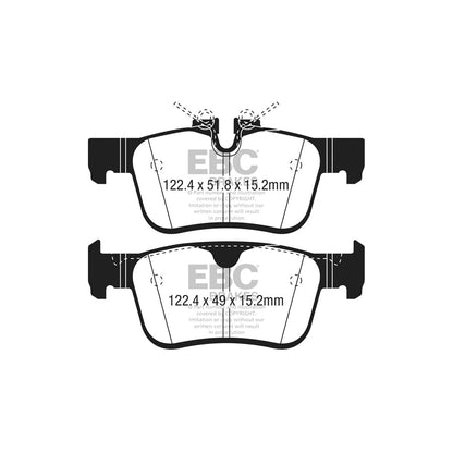 EBC PD40K2461 Volvo XC60 Ultimax Pad & Plain Disc Kit - ATE Caliper 3 | ML Performance UK Car Parts