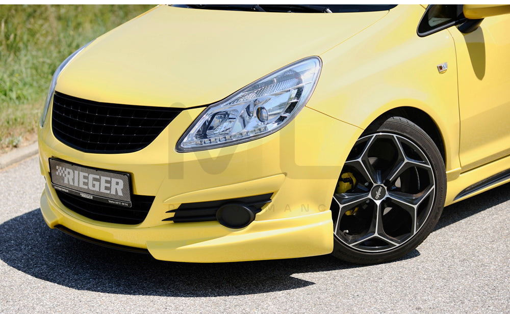 Rieger front splitter pro Opel Corsa D [()Karoserie] after