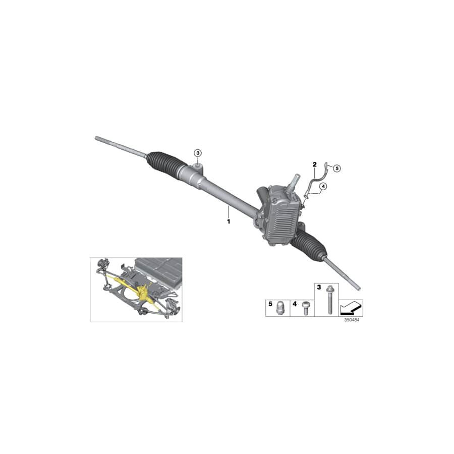 Genuine BMW 32106899330 I01 Exch. Steering Box, Electr. (Inc. i3s 120Ah, i3s 94Ah Rex & i3s 120Ah Rex) | ML Performance UK Car Parts