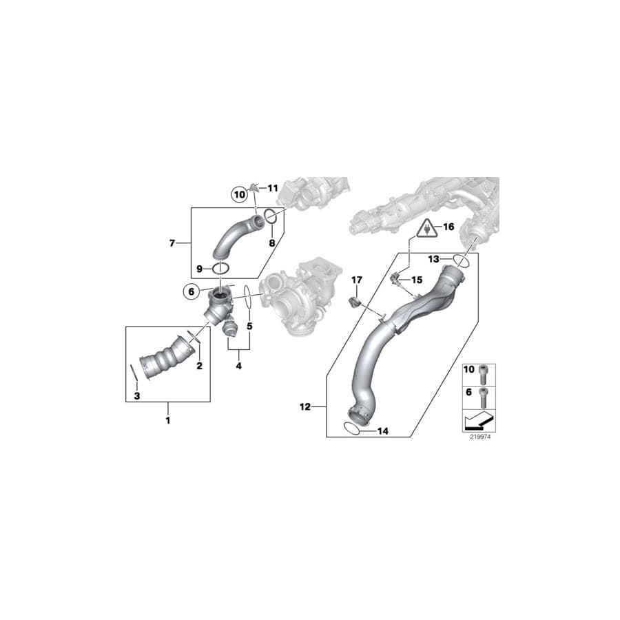 Genuine BMW 11658509140 F01 E70 F11 O-Ring 46X5,5 (Inc. 740dX, X6 40dX & 535d) | ML Performance UK Car Parts