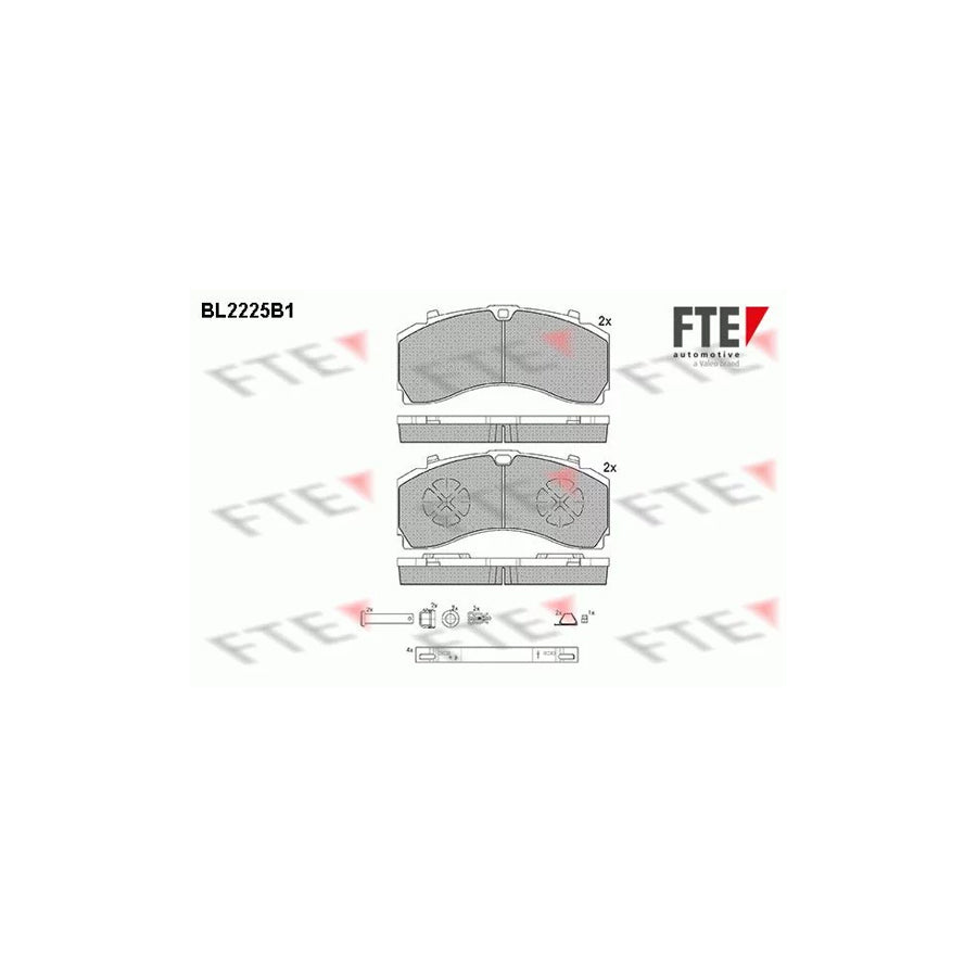 Fte BL2225B1 Brake Pad Set | ML Performance UK Car Parts