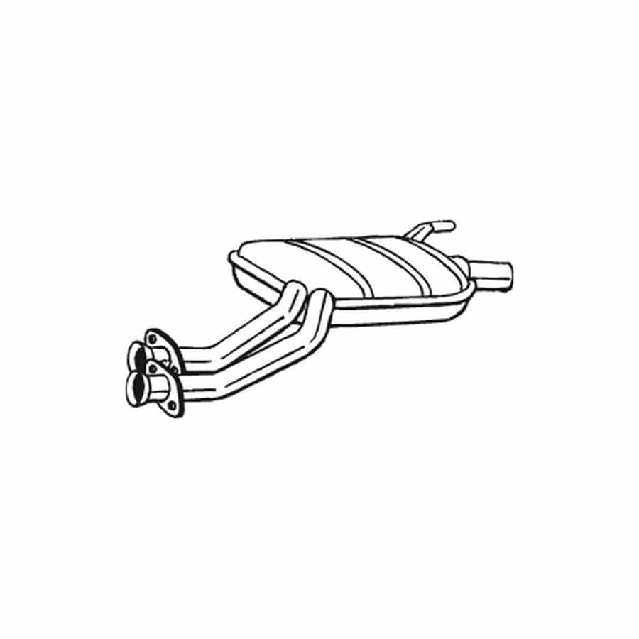 Bosal 175-237 Middle Silencer Suitable For Mercedes-Benz 190 (W201)