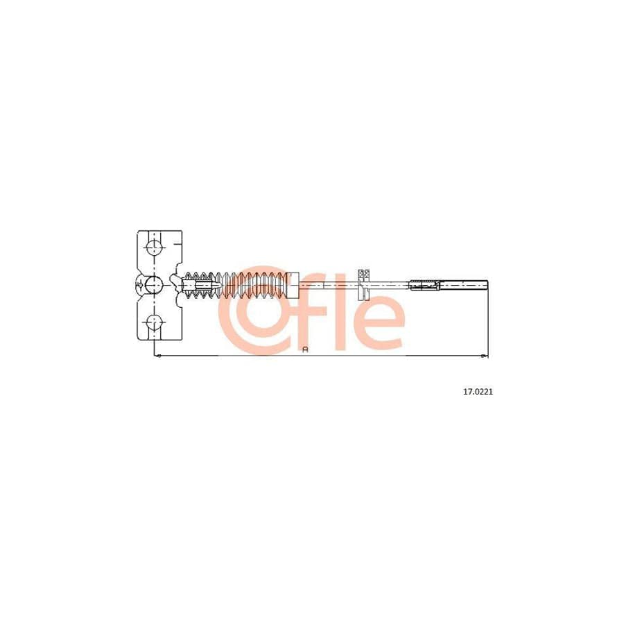 Cofle 15.3285 Cable, Manual Transmission