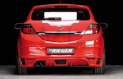 Rieger 00051237 Opel Astra H GTC Rear Diffuser 5 | ML Performance UK Car Parts