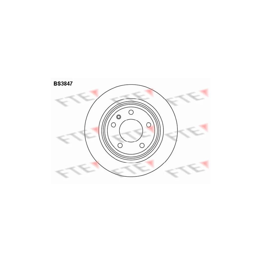 Fte BS3847 Brake Disc For Bmw 7 (E32) | ML Performance UK Car Parts