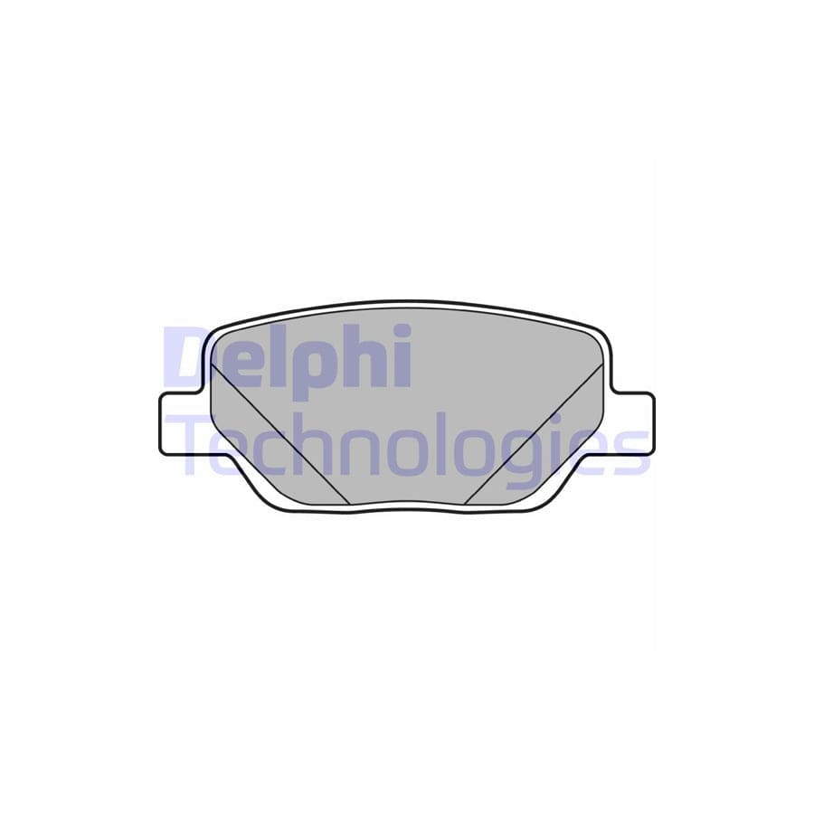 Delphi Lp3290 Brake Pad Set For Fiat Tipo