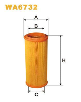 WIX Filters WA6732 Air Filter For Fiat Doblo