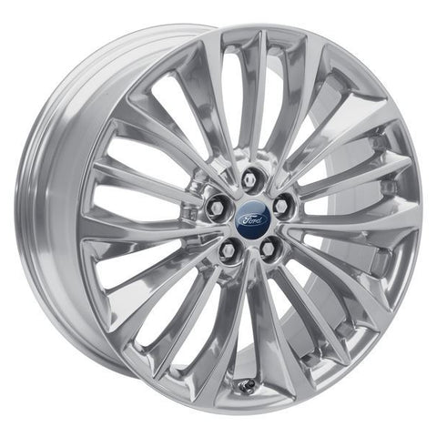 GENUINE FORD 2231464 x4 SET OF 4 EDGE ALLOY WHEEL 20" 5 X 3-SPOKE DESIGN, POLISHED ALUMINIUM, 2016 - 2021 | ML Performance UK