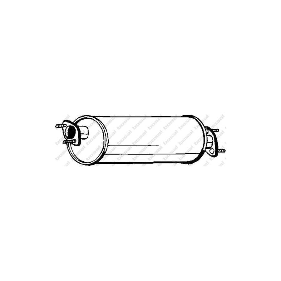 Bosal 185-163 Middle Silencer