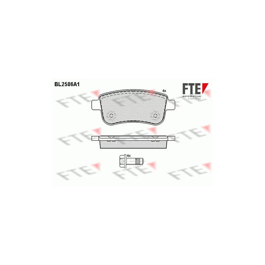 Fte 9010837 Brake Pad Set | ML Performance UK Car Parts