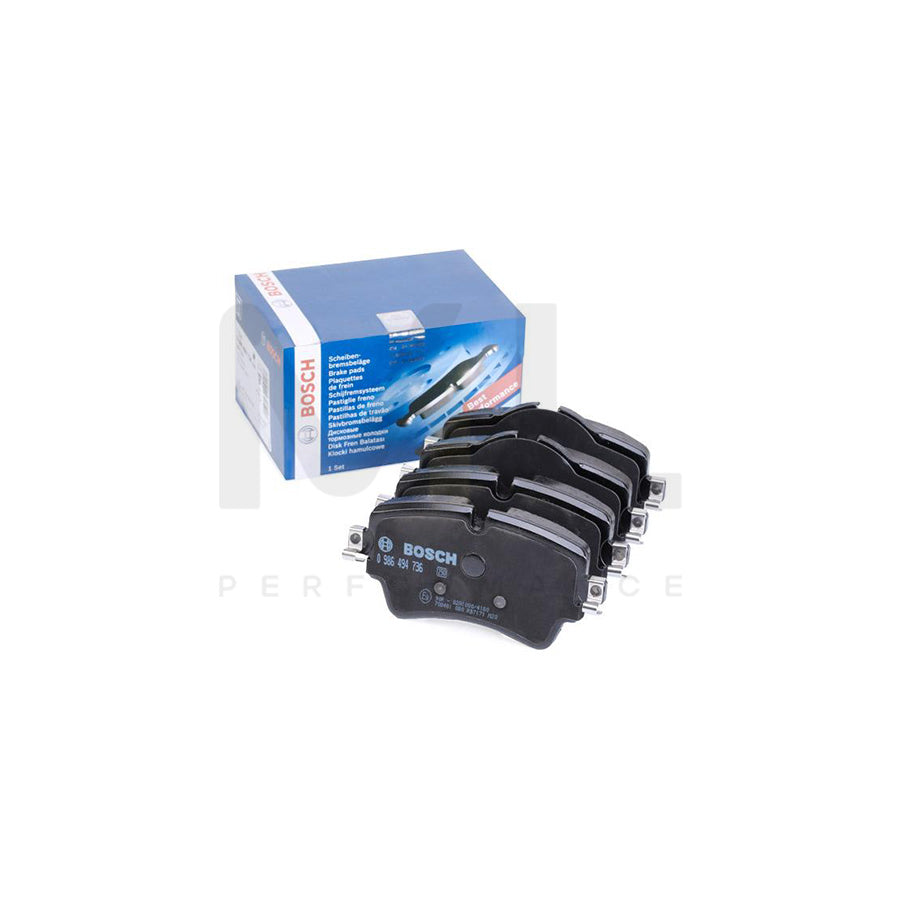 Bosch 0986494736 Brake Pad Set Excl. Wear Warning Contact BP1751 | ML Performance Car Parts