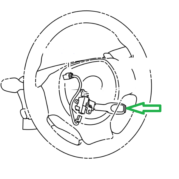 Genuine Lexus 84632-30010 IS Phase 3 Cruise Control Switch