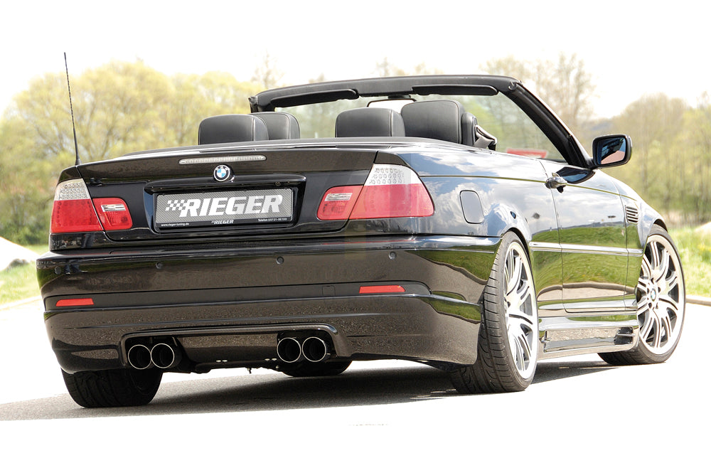 Rieger 00050123 BMW 3 Series E46 Rear Diffuser 2 | ML Performance UK Car Parts